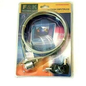 F & K Tech Notebook Laptop Computer Security Lock